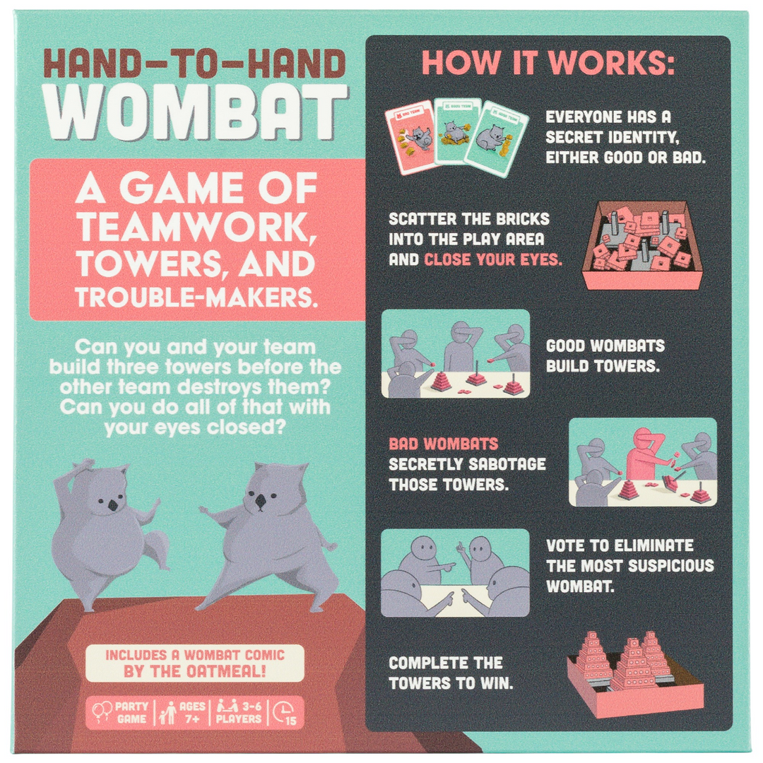 Hand-To-Hand Wombat Board Game