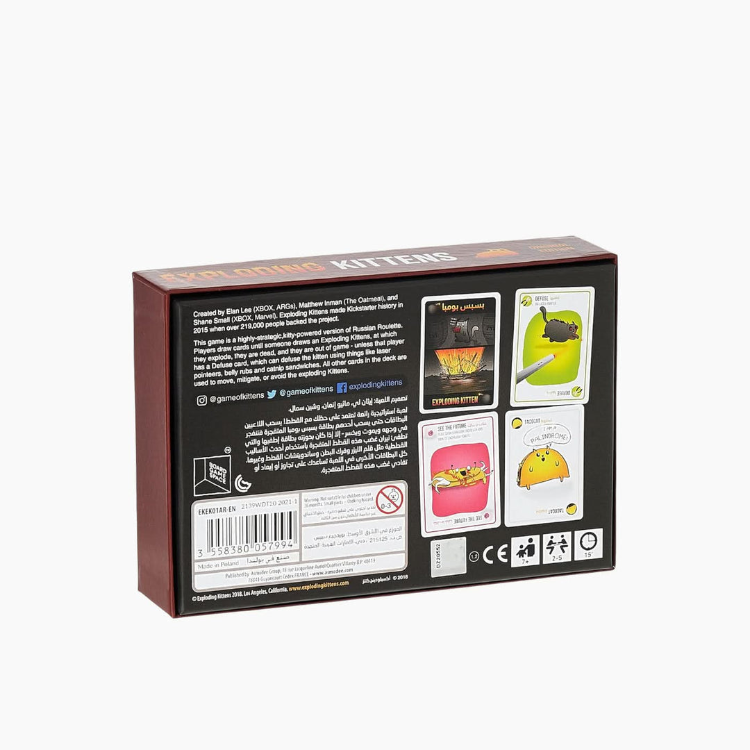 Exploding Kittens strategic card game