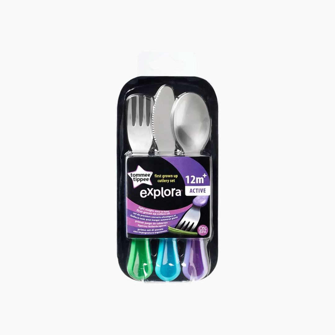 Tommee Tippee Explora First Grown-Up Cutlery Set - HUNA