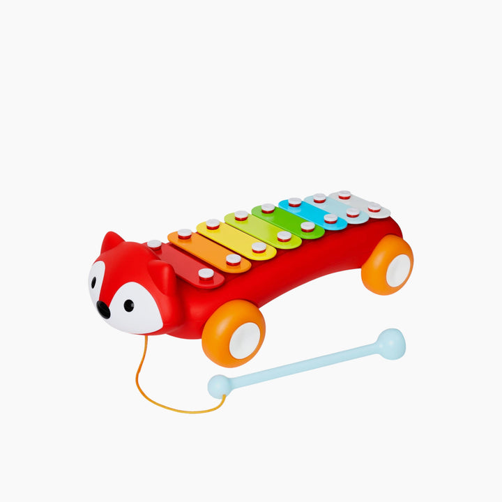 Skip Hop Fox Xylophone with eight colorful keys and attached mallet