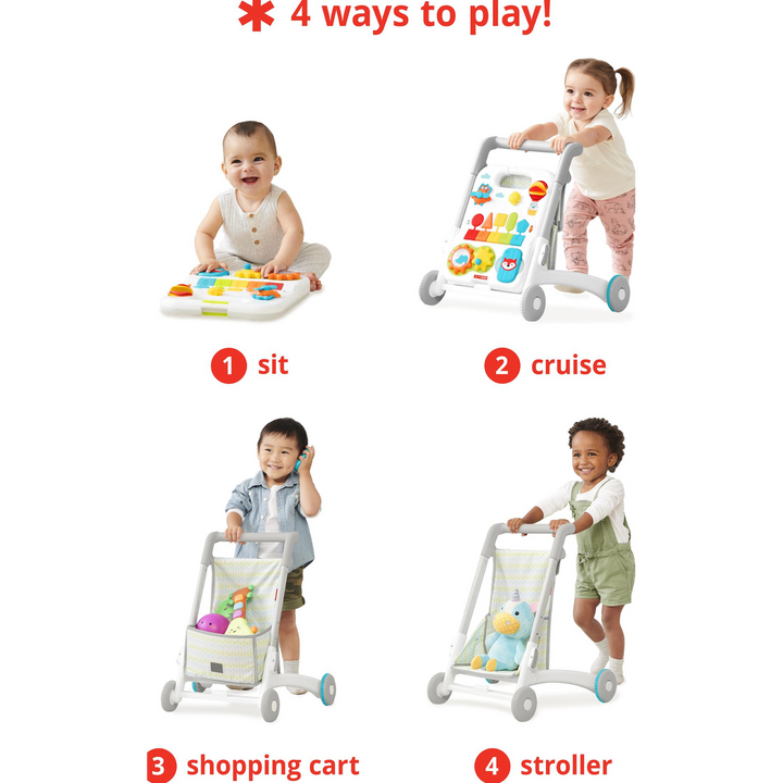 Skip Hop Explore &amp; More Grow Along 4-In-1 Activity Walker