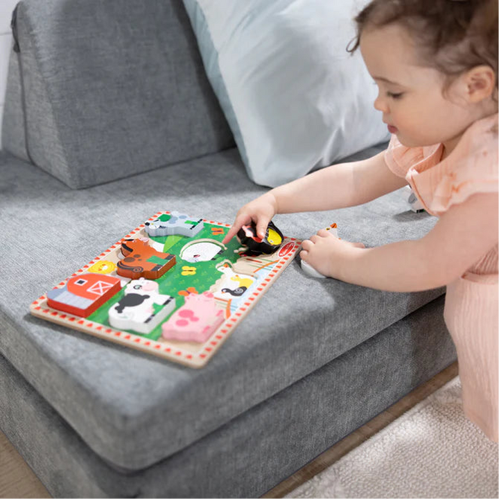 Melissa &amp; Doug Farm Chunky Puzzle - Fresh Start