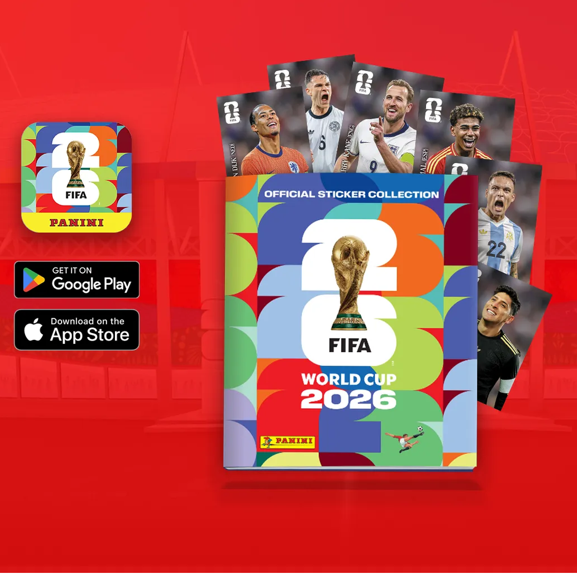 Panini FIFA World Cup 2026 Sticker Collection Starter Pack Panini FIFA World Cup 2026 Sticker Collection Starter Pack