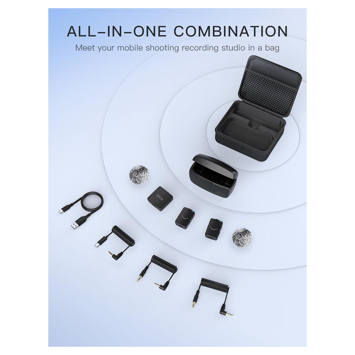 FIFINE M9 Wireless Lavalier Microphone FIFINE M9 Wireless Lavalier Microphone