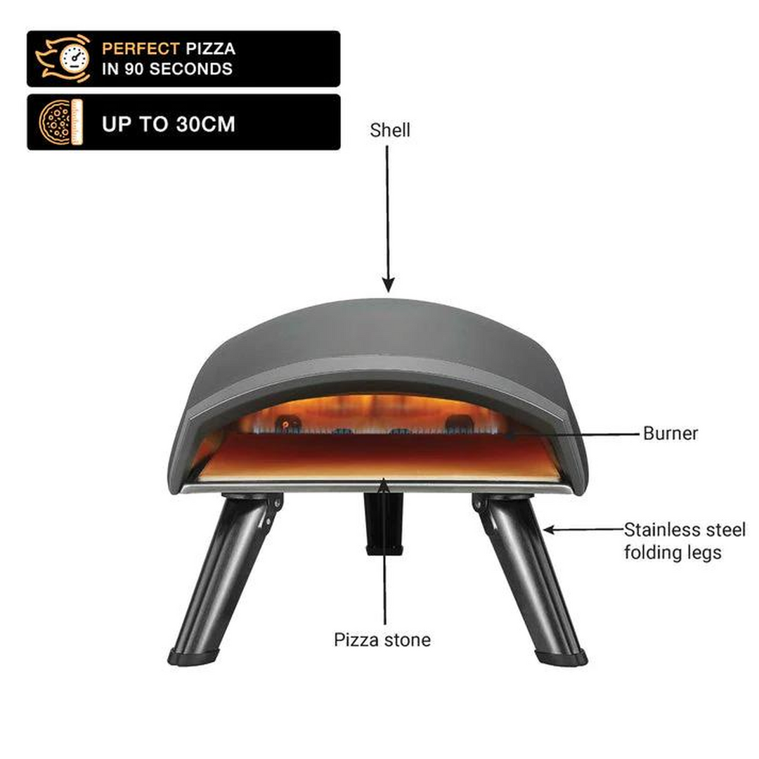 FIREPLUS 16″ Gas Pizza Oven