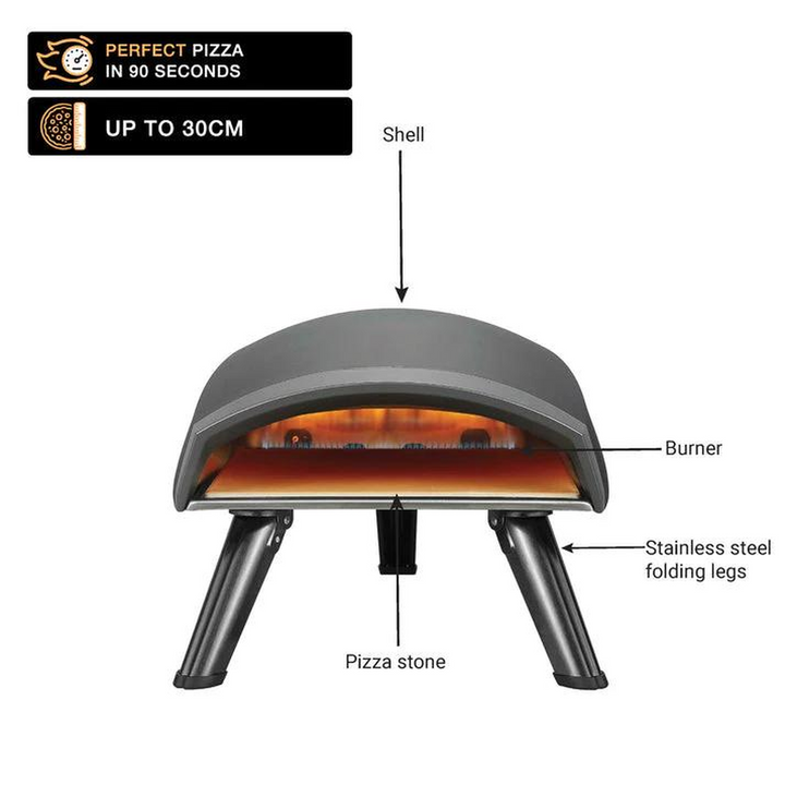FIREPLUS 16″ Gas Pizza Oven