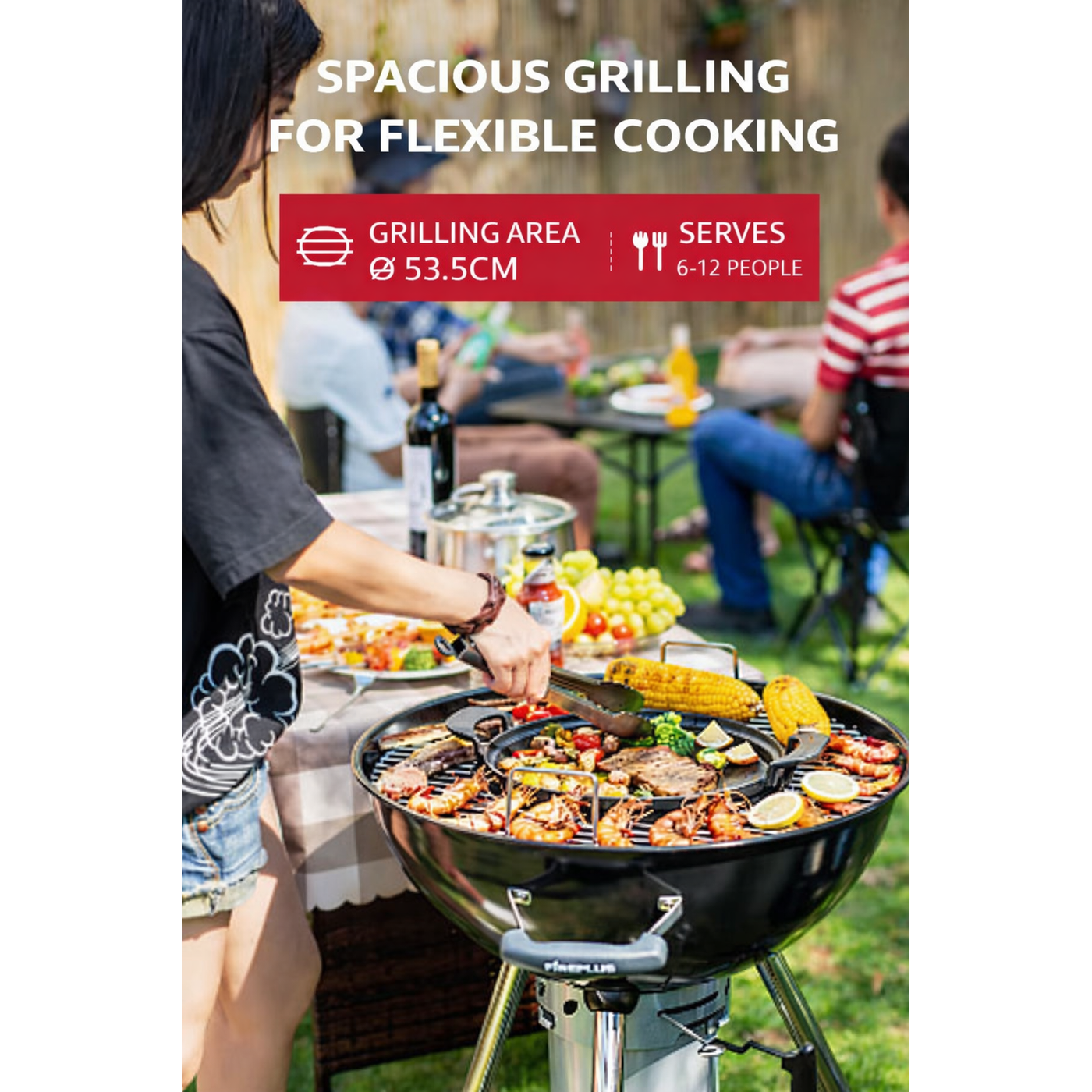 FIREPLUS Charcoal BBQ Grill FIREPLUS Charcoal BBQ Grill