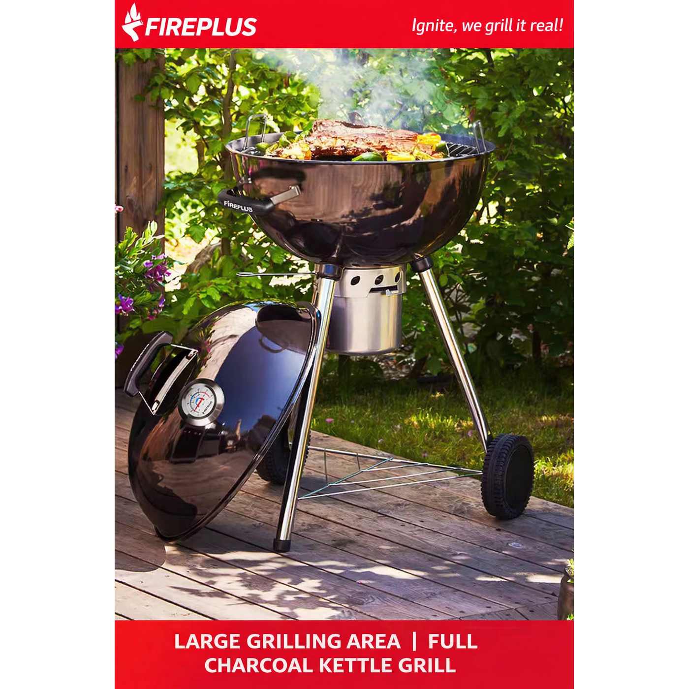 FIREPLUS Charcoal BBQ Grill FIREPLUS Charcoal BBQ Grill
