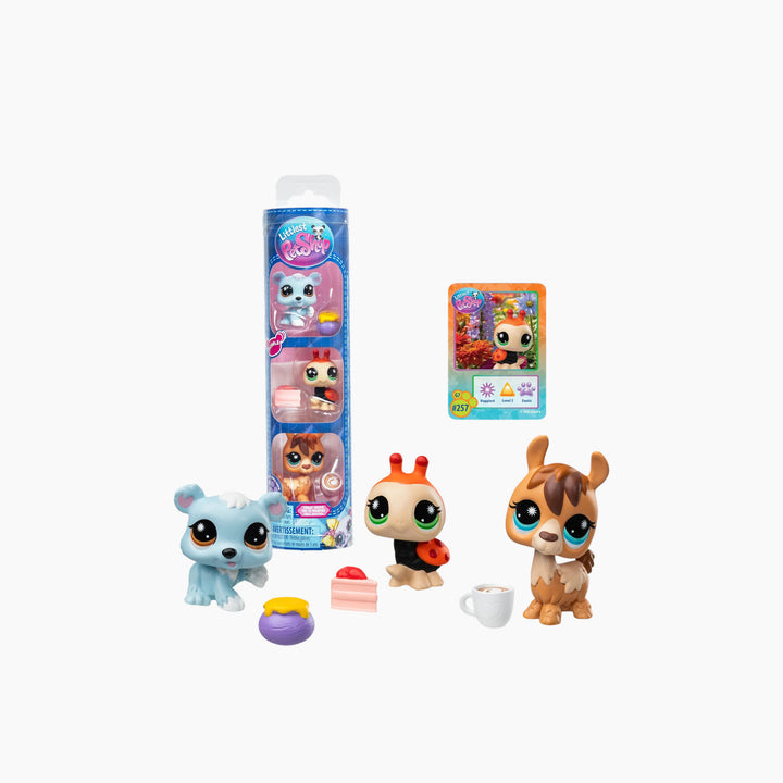 Fk Pet Trio Tube 3-Pack: Sweet Treats, Ladybug, Llama And Bear Cub