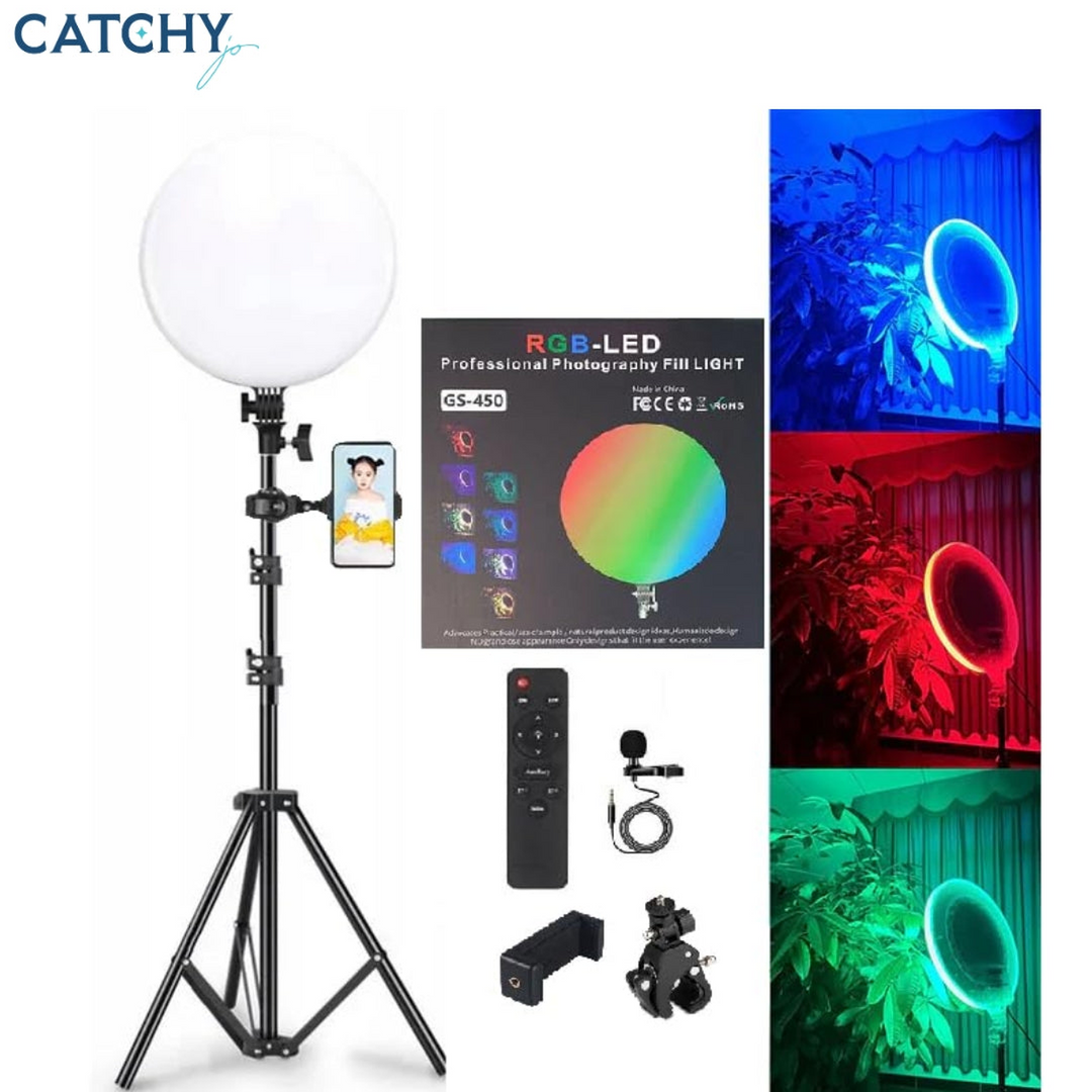 FKU GS-450 RGB Led Round Panel Video Light