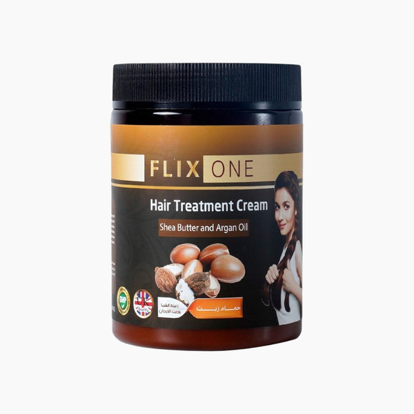 Flix One Hair Treatment Cream With Shea Butter And Argan Oil 1 L