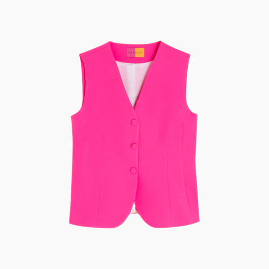 Vilagallo Neon Pink Crepe Set