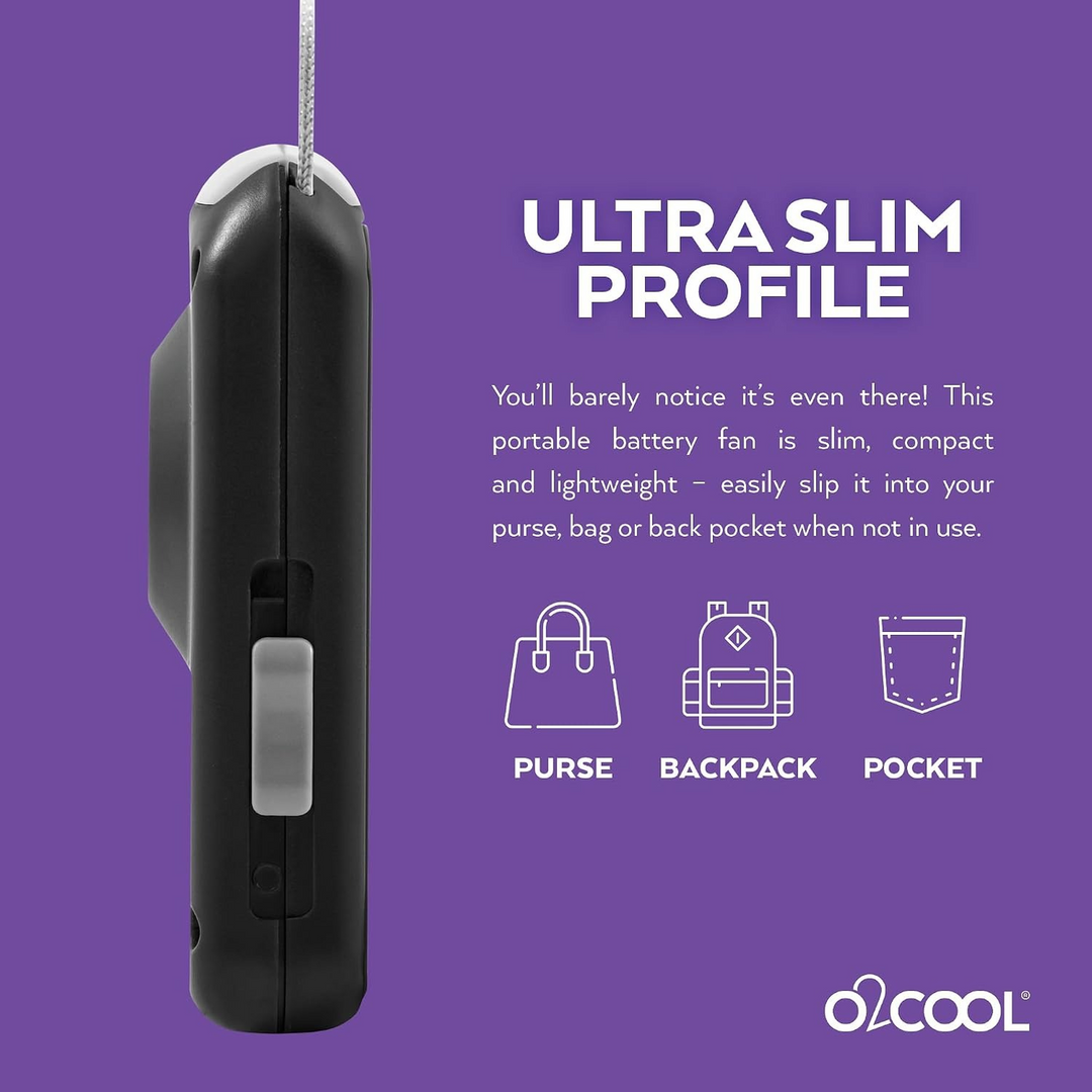 O2Cool Rechargeable Necklace Fan
