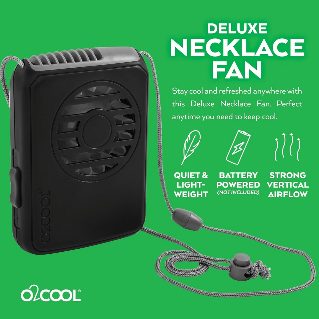 O2Cool Rechargeable Necklace Fan