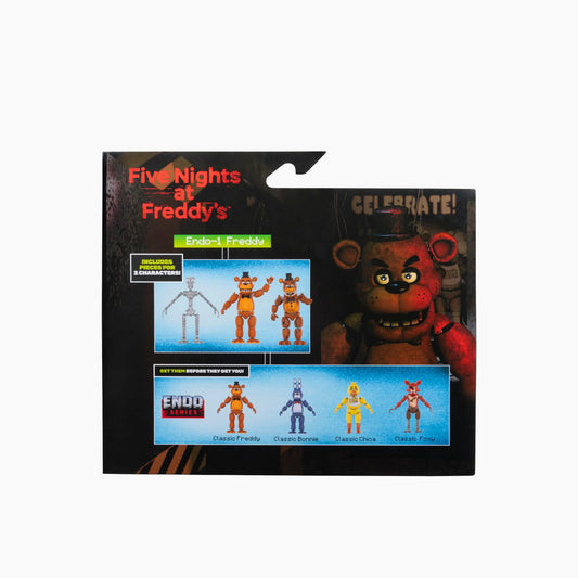 JAZWARES Five Nights at Freddy’s Endo-01 (Classic Freddy and Withered Freddy) 6-Inch Figure Set