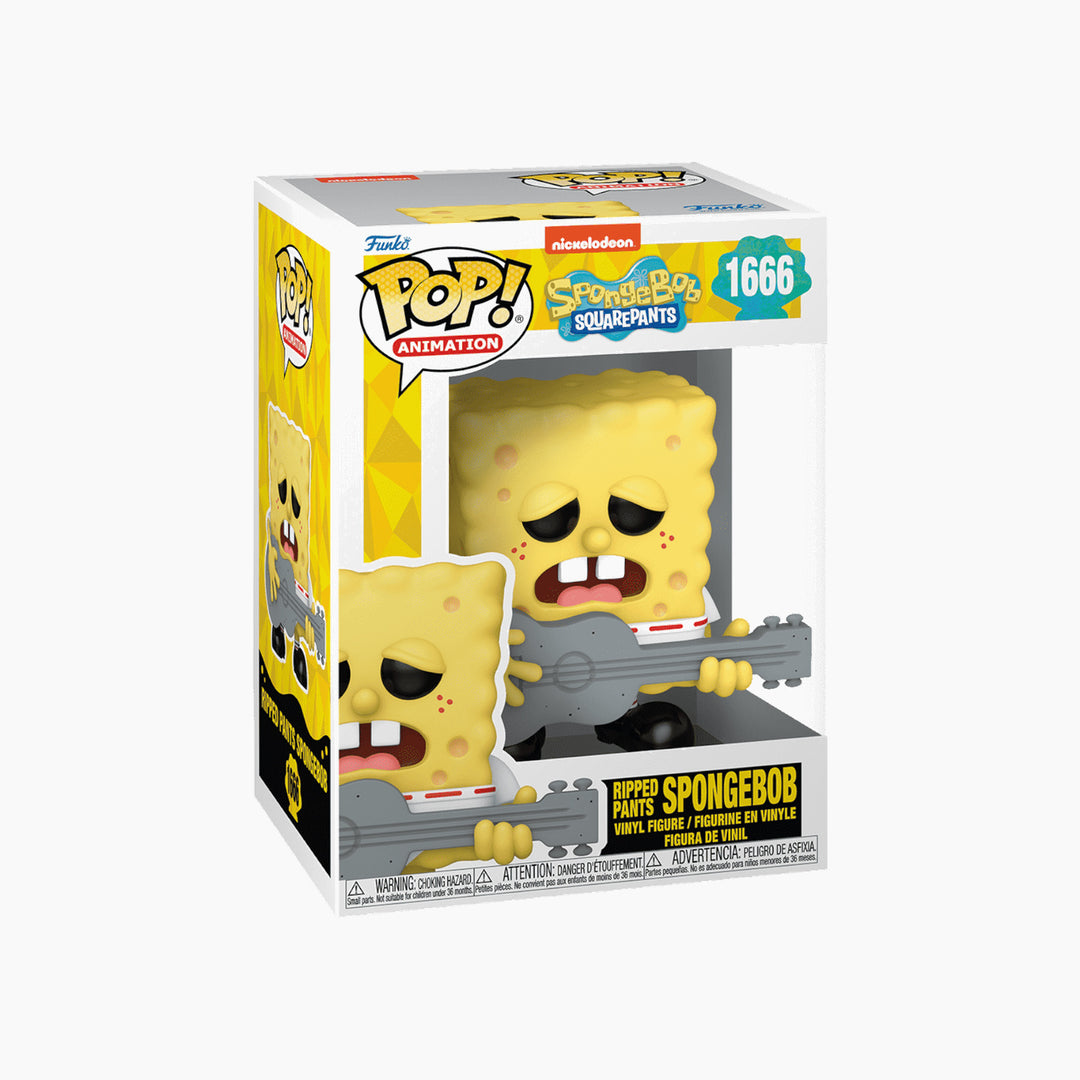 Funko Pop! رسوم متحركة: سبونج بوب - سبونج بوب سروال ممزق