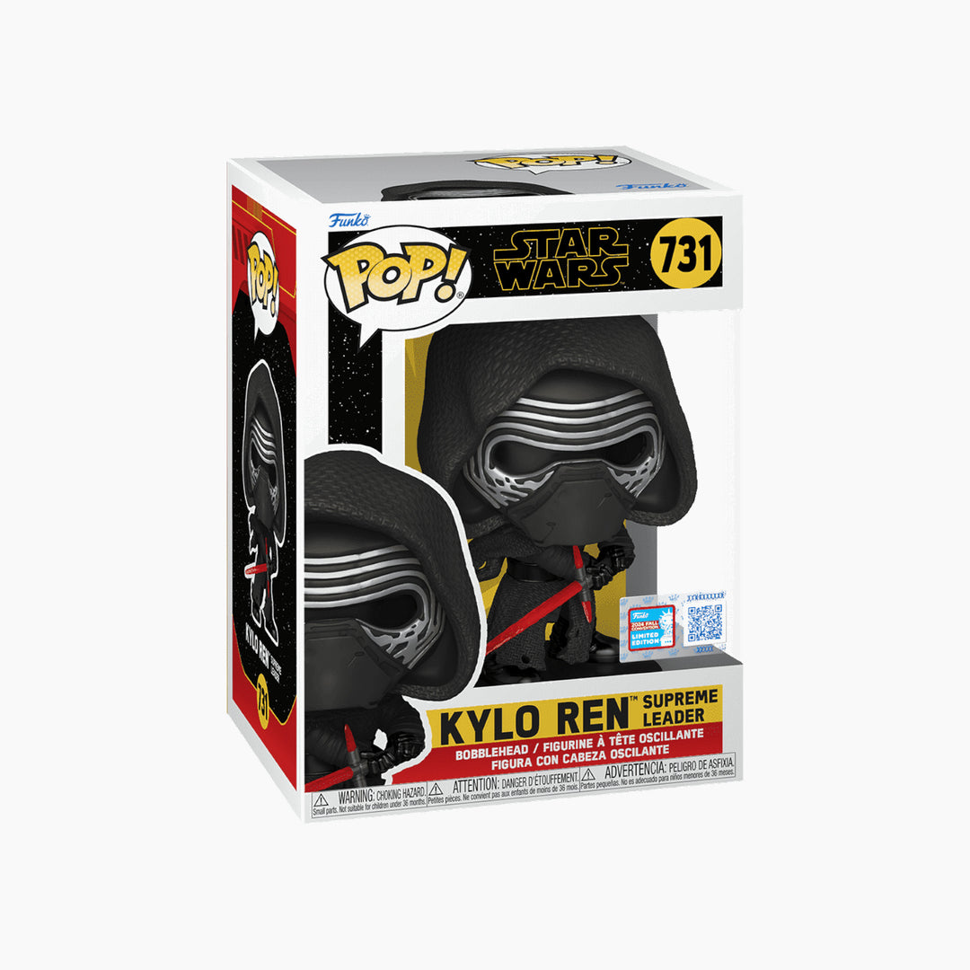 Funko Pop! Star Wars: زعيم الكايلو رين الأعلى بغطاء رأس NYCC&