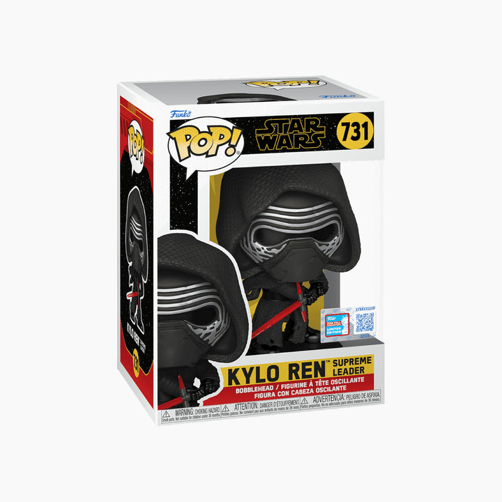 Funko Pop! Star Wars: زعيم الكايلو رين الأعلى بغطاء رأس NYCC&
