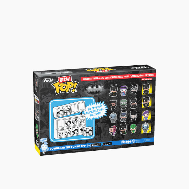 Funko Bitty Pop! Batman الذكرى 85 السلسلة 1 حزمة من 4