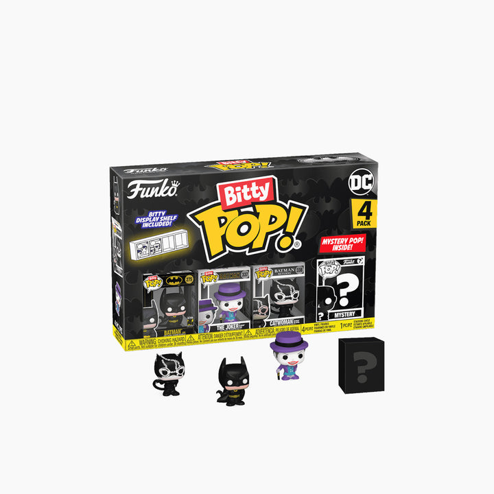 Funko Bitty Pop! Batman الذكرى 85 السلسلة 1 حزمة من 4