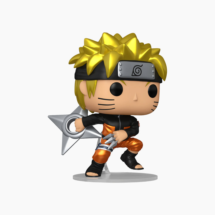 !Funko Pop أنمي: ناروتو - ناروتو أوزوماكي شوريكين مع مطاردة!