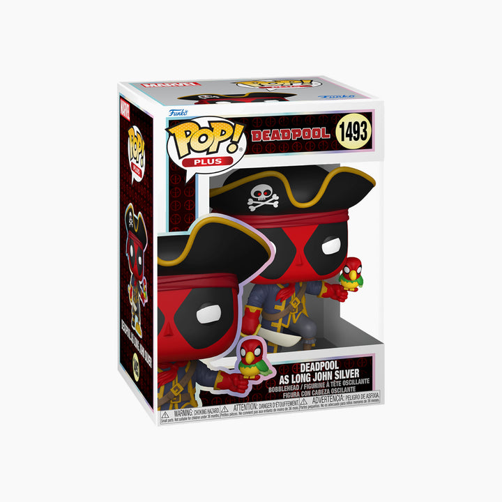 Funko Pop! Plus Marvel: Deadpool As John Long Silver