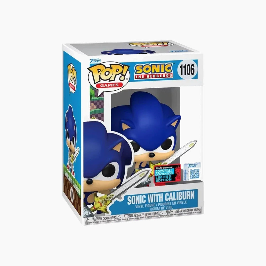 Funko Pop! Games: Sonic- Sonic With Caliburn Sword Nycc&