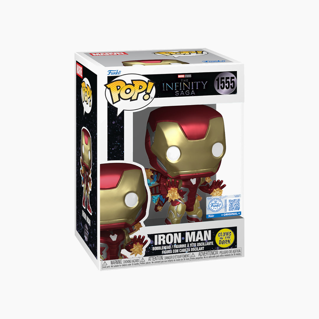 Funko Pop! Plus Marvel: Infinity Saga- Iron Man Beams Glow In The Dark