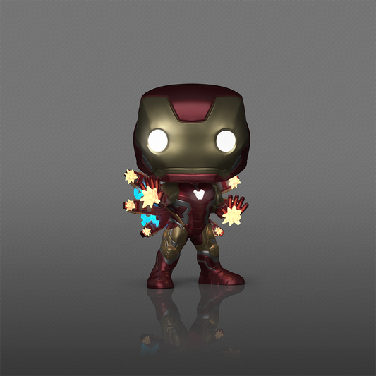 Funko Pop! Plus Marvel: Infinity Saga- Iron Man Beams Glow In The Dark