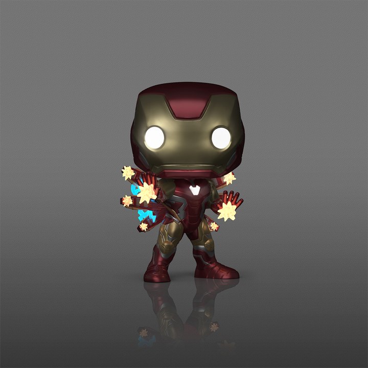 Funko Pop! Plus Marvel: Infinity Saga- Iron Man Beams Glow In The Dark
