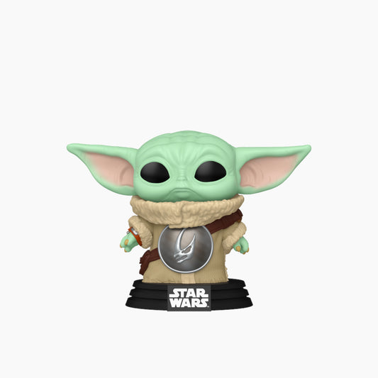 Funko Pop! Star Wars: Grogu With Mudhorn Chest Armor