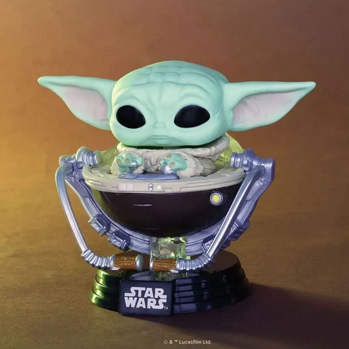 Funko Pop! Star Wars Grogu in pram vinyl figure