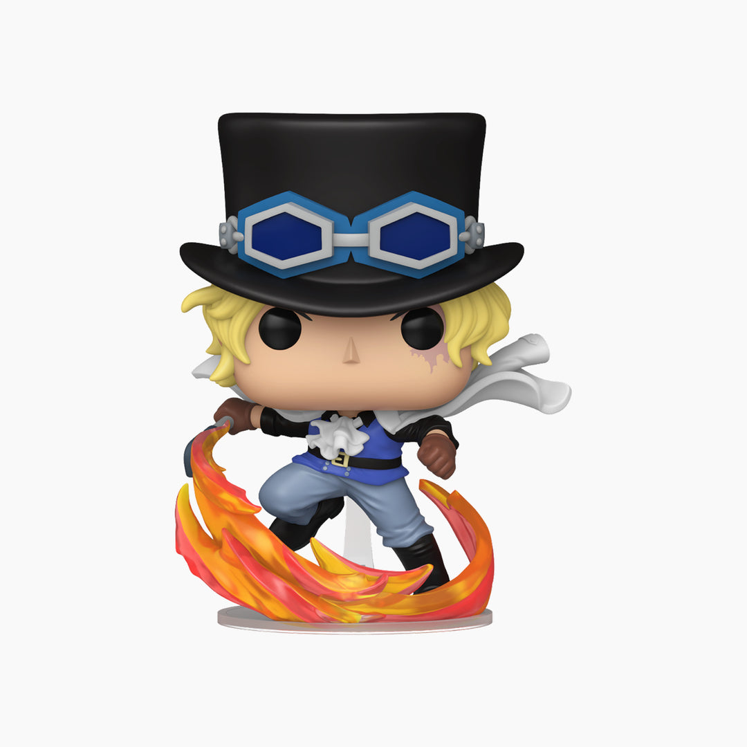 Funko Pop! Animation Sabo figure attacking with pipe