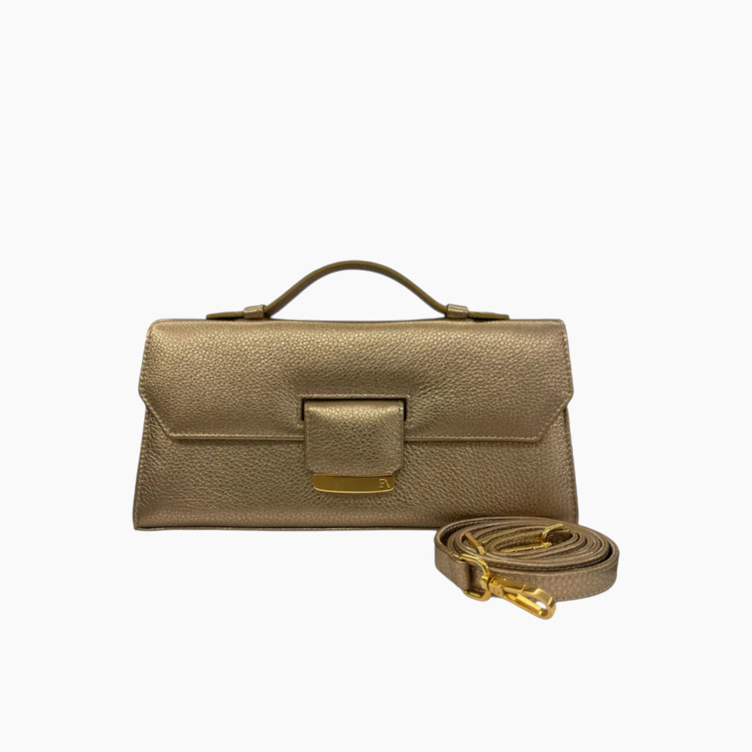 Farah Asmar Champagne Gold Lara Clutch