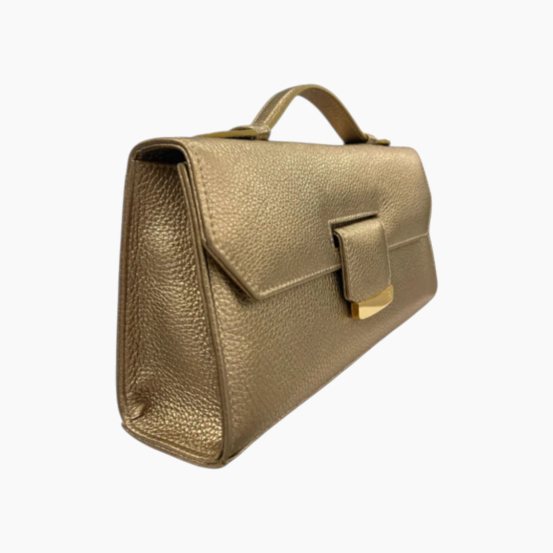 Farah Asmar Champagne Gold Lara Clutch