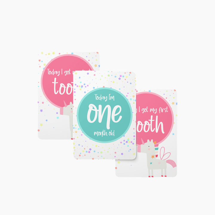 Twinkle &amp; Giraffe Milestone Cards Set of 25