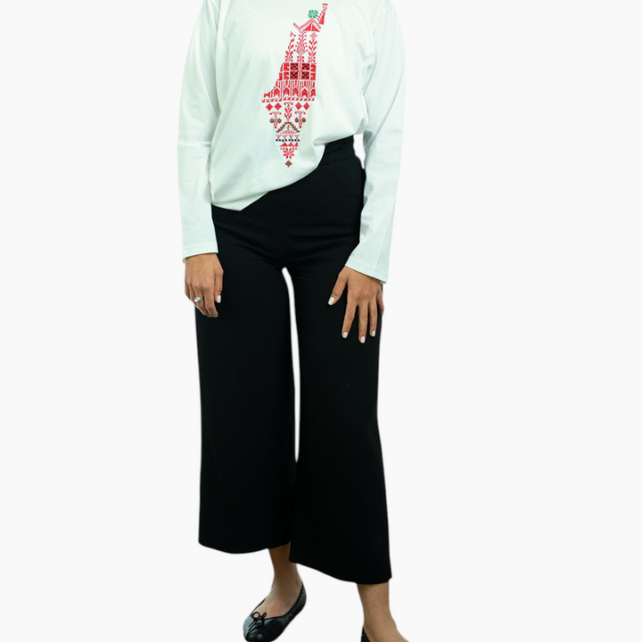 Falastin White  Long Sleeve T-Shirt