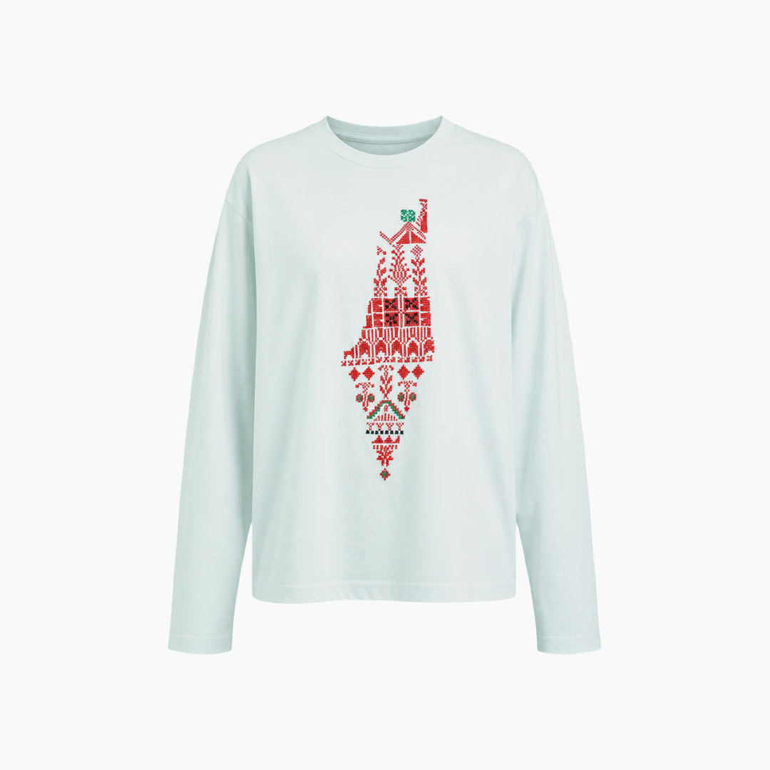 Falastin White  Long Sleeve T-Shirt