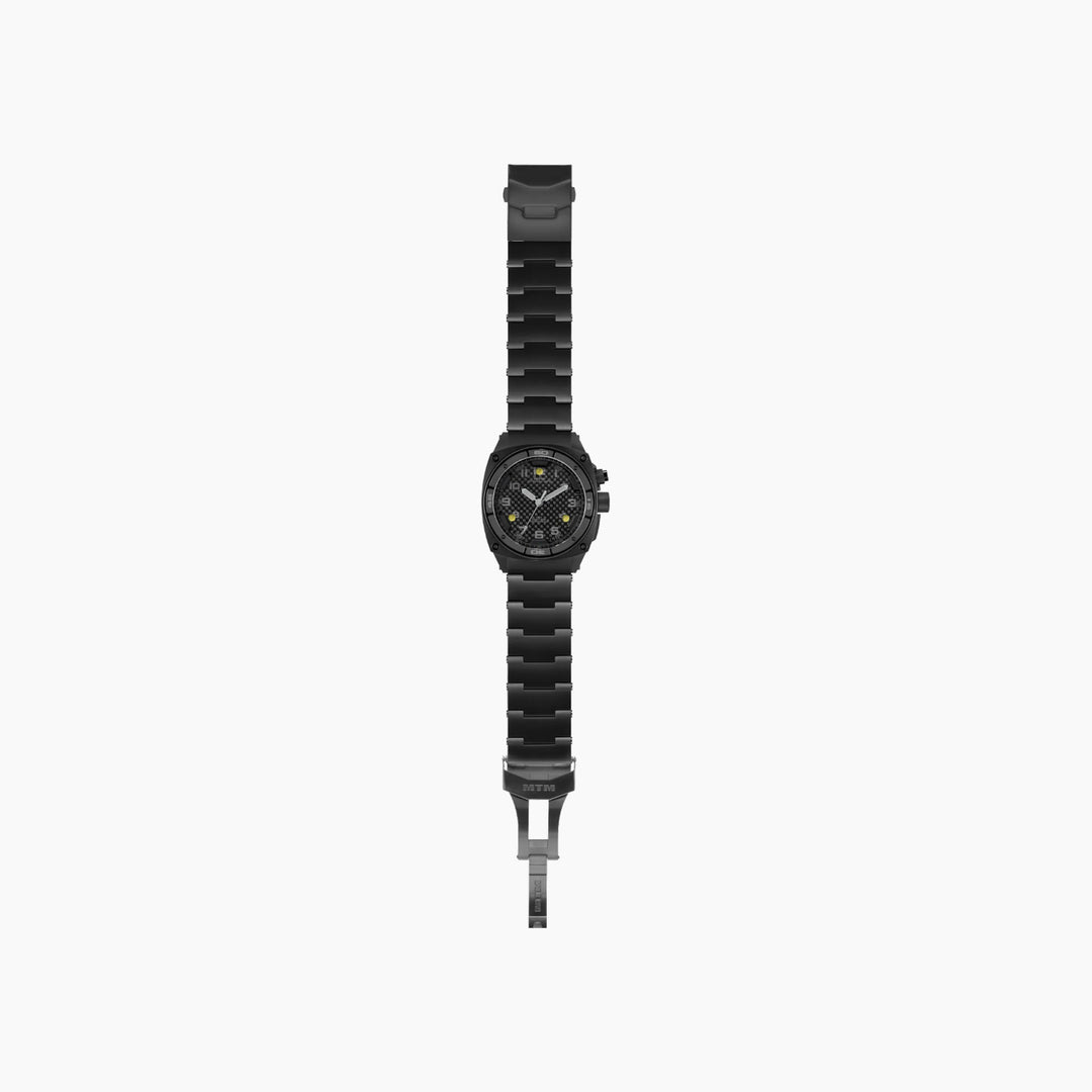 MTM Watches Falcon Black On Black Titanium 44MM