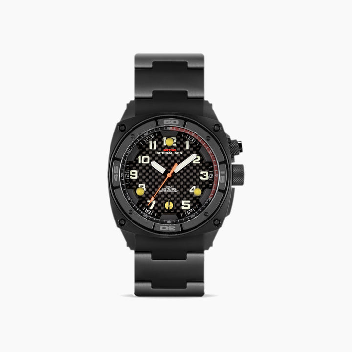 MTM Watches Falcon Black Steel 44MM
