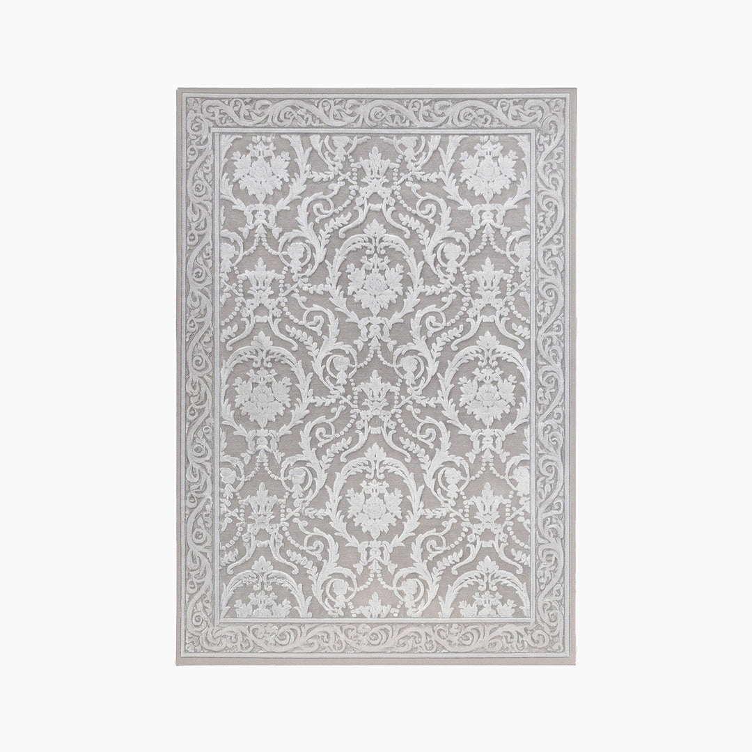 Farashe Silver Elegance Rug - HUNA