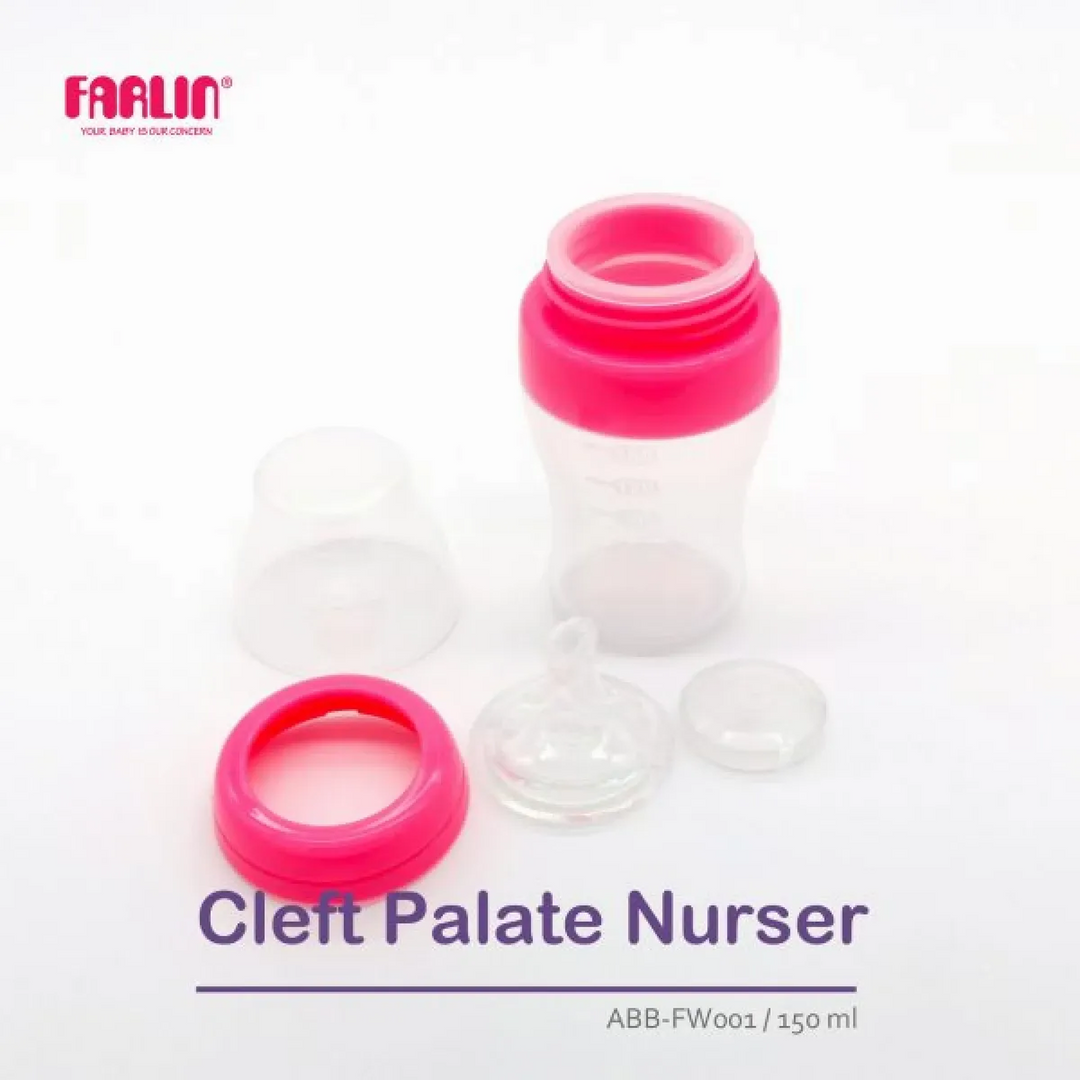 Farlin Cleft Palate Nurser 150cc Pink