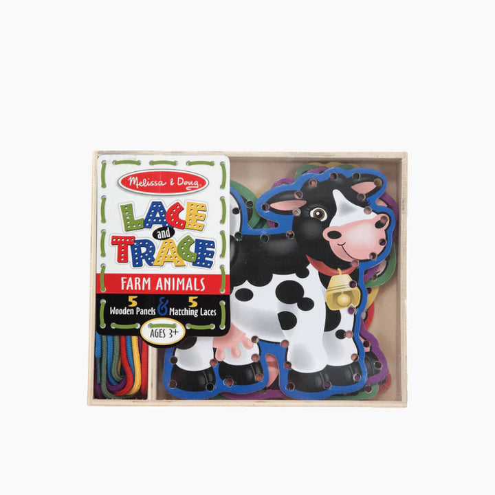 Melissa &amp; Doug Farm Animals Lace &amp; Trace Panels
