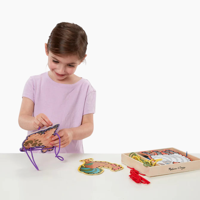 Melissa &amp; Doug Farm Animals Lace &amp; Trace Panels