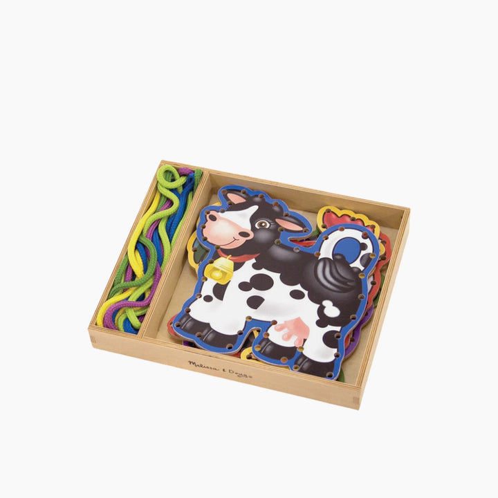 Melissa &amp; Doug Farm Animals Lace &amp; Trace Panels