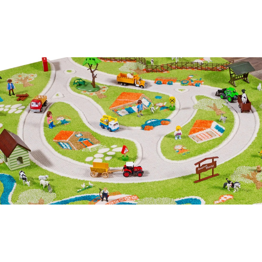 IVI World Farm Play Rug, 100% polypropylene