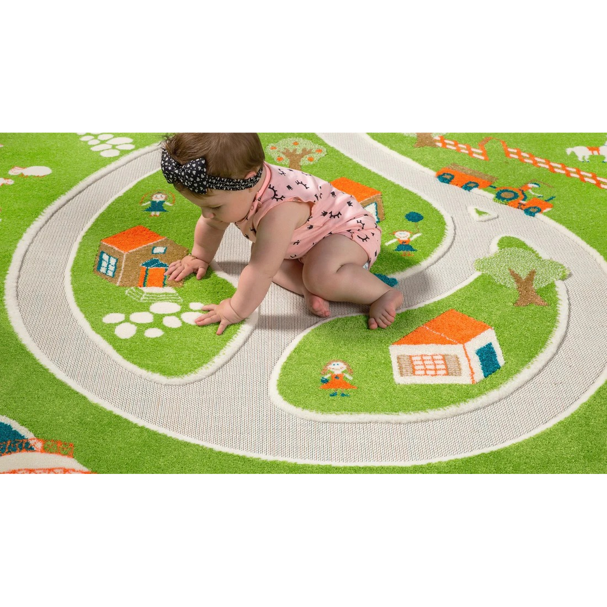 IVI World Farm Play Rug, 134x180