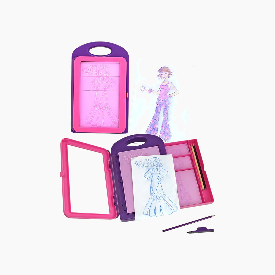Melissa &amp; Doug Fashion Design Activity Kit for pretend play