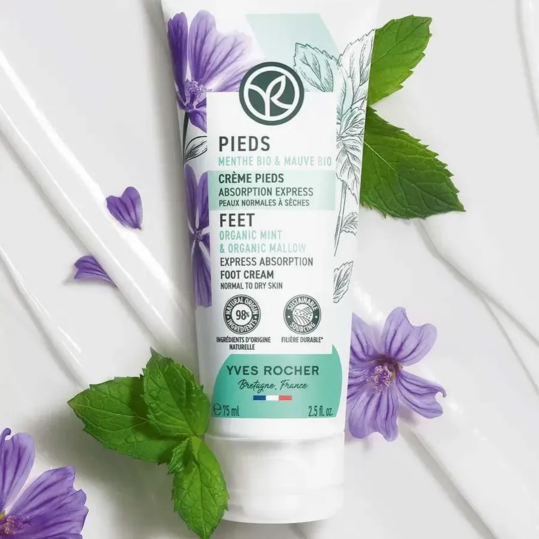 Yves Rocher Fast-Absorbing Foot Cream