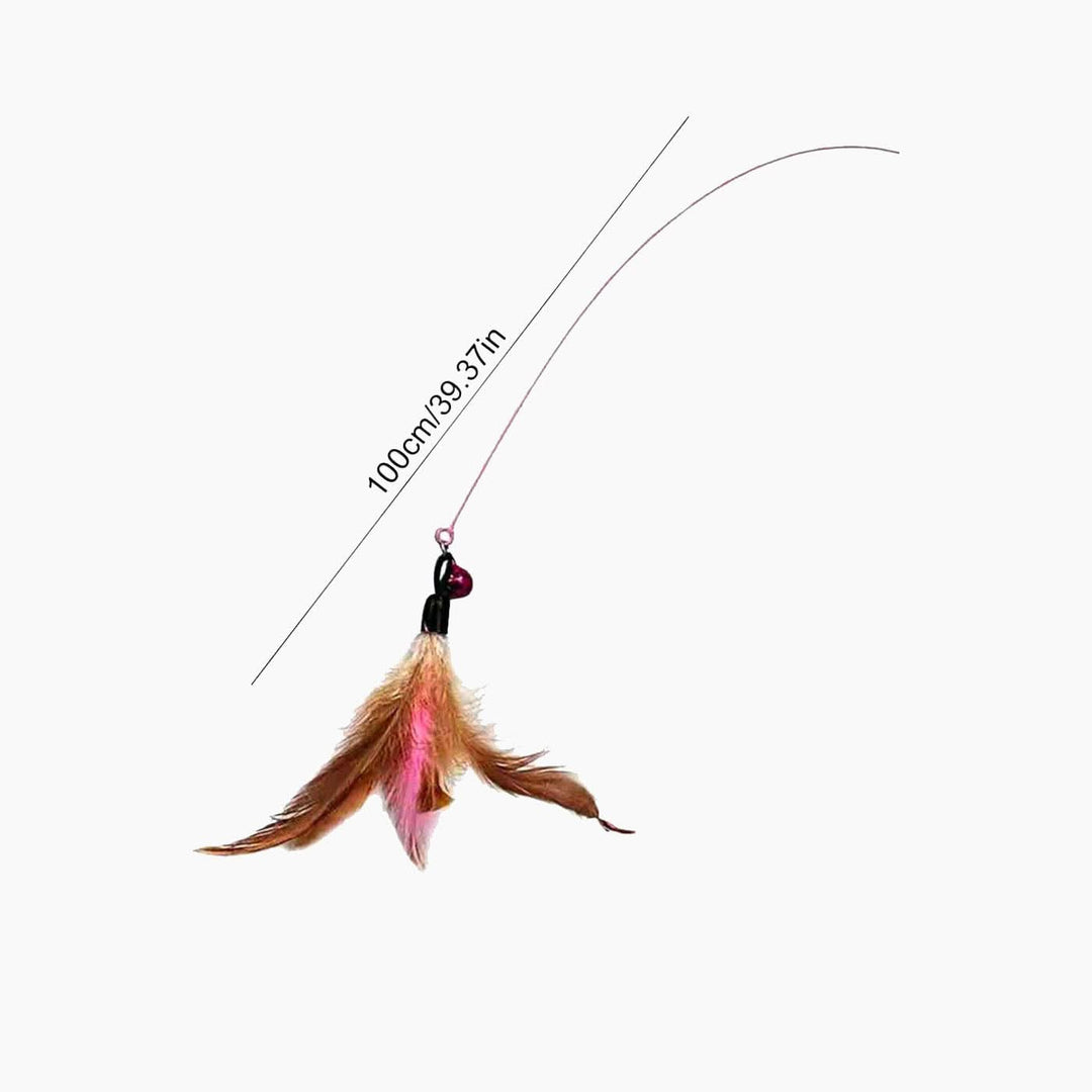 Pet Village Feather Decor Cat Teaser Stick